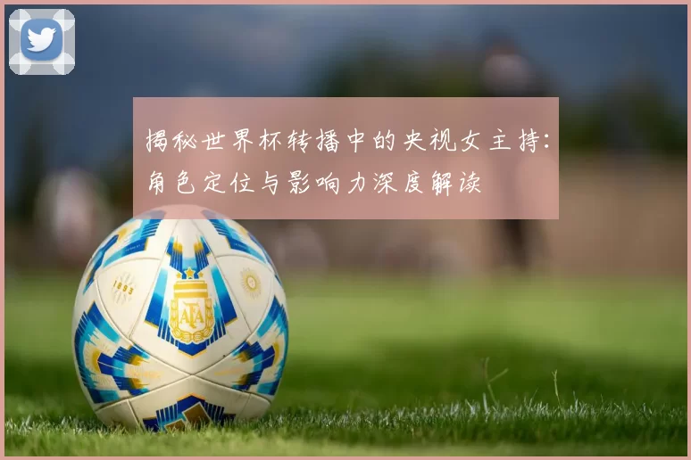 揭秘世界杯转播中的央视女主持:角色定位与影响力深度解读