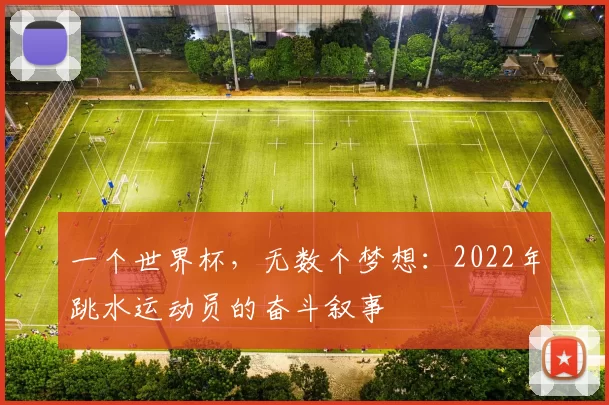 一个世界杯,无数个梦想:2022年跳水运动员的奋斗叙事