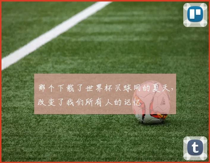 那个下载了世界杯买球网的夏天,改变了我们所有人的记忆